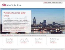 Tablet Screenshot of jamestaylorgroup.com
